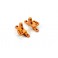 ALU UPPER CLAMP WITH 5 ADJ. ROLL-CENTERS (L+R) - ORANGE