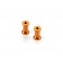 ALU MOUNT 10.8MM - ORANGE (2)