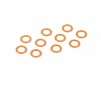 ALU SHIM 5.3x7.8x0.5MM - ORANGE (10)