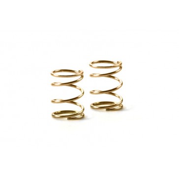 SPRING 4.25 COILS 3.6x6x0.4MM: C:1.5 - GOLD (SOFT) (2)