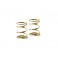 SPRING 4.25 COILS 3.6x6x0.4MM: C:1.5 - GOLD (SOFT) (2)