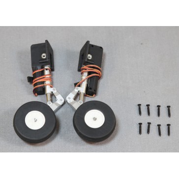 70mm YAK 130 Red - Main Landing Gear System - For V2 (upd 07-2018)