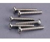 Screws, 3x18mm roundhead machine (6)