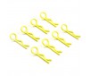 FLUORESCENT YELLOW SM CLIPS