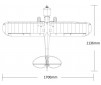 1/8 Plane 1700mm PA-18 Super Cub PNP kit w/ reflex system