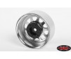 Stamped Steel 1.7 Beadlock Wagon Wheels (Chrome)
