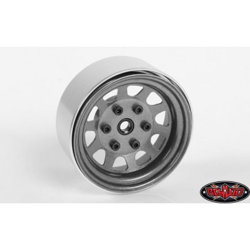 Stamped Steel 1.7 Beadlock Wagon Wheels (Clear)