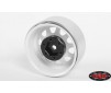 Stamped Steel 1.7 Beadlock Wagon Wheels (White)