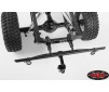 Tough Armor Rear Steel Tube Bumper w/Hitch Mount for TF2