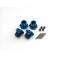 DISC.. Wheel Hub(Narrow/777/Blue/4Pcs)