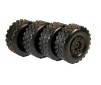 Iveco Trakker Tires glued on rims set (4)