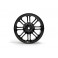 DISC.. 8 SPOKE WHEEL BLACK CHROME (83X56MM/2PCS)