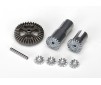 Gear set, differential, metal output gears (2)/ spider gears