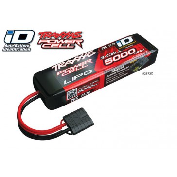 Power Cell LiPo 5000mAh 11.1V 3S 25C ,ID Summit, E-Revo Sl