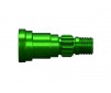 Stub axle, aluminum (green-anodized) (1)use only with 7750X