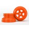 DISC.. Wheels, SCT ORANGE, beadlock se, dual profile (1.8' inner, 1