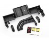 Chassis tray/ driveshaft clamps/ fuel filler (black)