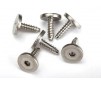 Screws, 2.6x8mm flathead machine, self-tapping (hex drive) (