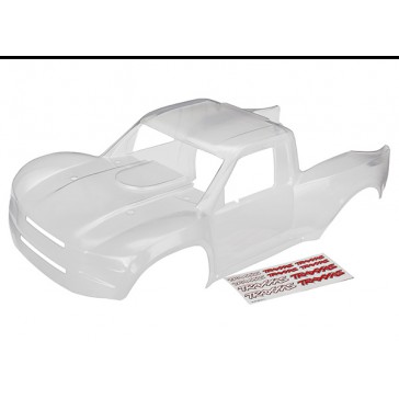 Body, Desert Racer (clear, trimmed, requires painting)/ decal sheet