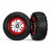 Tires & wheels, glued on SCT chrome split sp wheels TSM S1 c