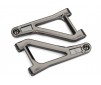 Suspension arms, upper (left & right) (satin black chrome-plated) (as