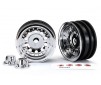 Wheels 1.9' chrome (2) center caps (2) w/decal requires n°8255A 