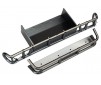 Bumper, rear/ bumper extension (satin black chrome-plated)