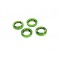 Spring retainer (adjuster), green-anodized aluminum, GTX sho