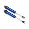 Shocks, GTR, 134mm, aluminum (blue-anodized) (fully assembled w/o spr