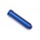 Body, GTR shock, 64mm, aluminum (blue-anodized) (front, no threads)