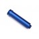 Body, GTR shock, 64mm, aluminum (blue-anodized) (front, no threads)