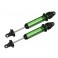 Shocks, GTX, aluminum, green-anodized (fully assembled w/o s