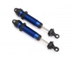 Shocks, GTR, 139mm, aluminum (blue-anodized) (fully assembled w/o spr