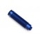 Body, GTR shock, 64mm, aluminum (blue-anodized) (front, threaded)