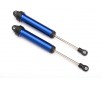 Shocks, GTR, 160mm, aluminum (blue-anodized) (fully assembled w/o spr