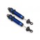 Shocks, GTR, 134mm, aluminum (blue-anodized) (fully assembled w/o spr