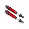 Shocks, GTR, 134mm, aluminum (red-anodized) (fully assembled w/o spri