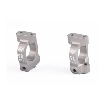 DISC.. 7075 Aluminum Hard Coated Caster Blocks 9° (For XRay XB4)