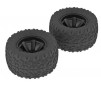 AR550014 Copperhead MT Tire/Wheel Glued Black (2)