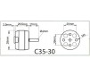 ROXXY BL Outrunner C35-30-500kV