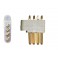 4-pin servo plug 5 pcs. (MPX)