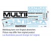 Sticker set MPX-Logo black/white/silver 100x35cm