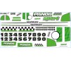 Planche de décoration Panda Sport vert