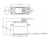 Servo D941TW Boîtier en métal