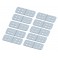 Film hinge pack of 10 pcs.