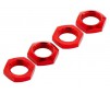 AR330360 Aluminum Wheel Nut 17mm Red Nero (4)