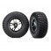 Tires & wheels, assembled, glued (SCT Split-Spoke black chrome beadlo