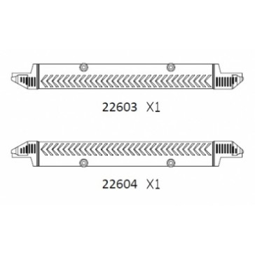 PG4 part : foot rest electroplate