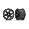 Wheels, Rustler 4X4 2.8 (black) (2)