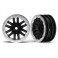 Wheels, TRX-4 1.9 (satin beadlock) (2)